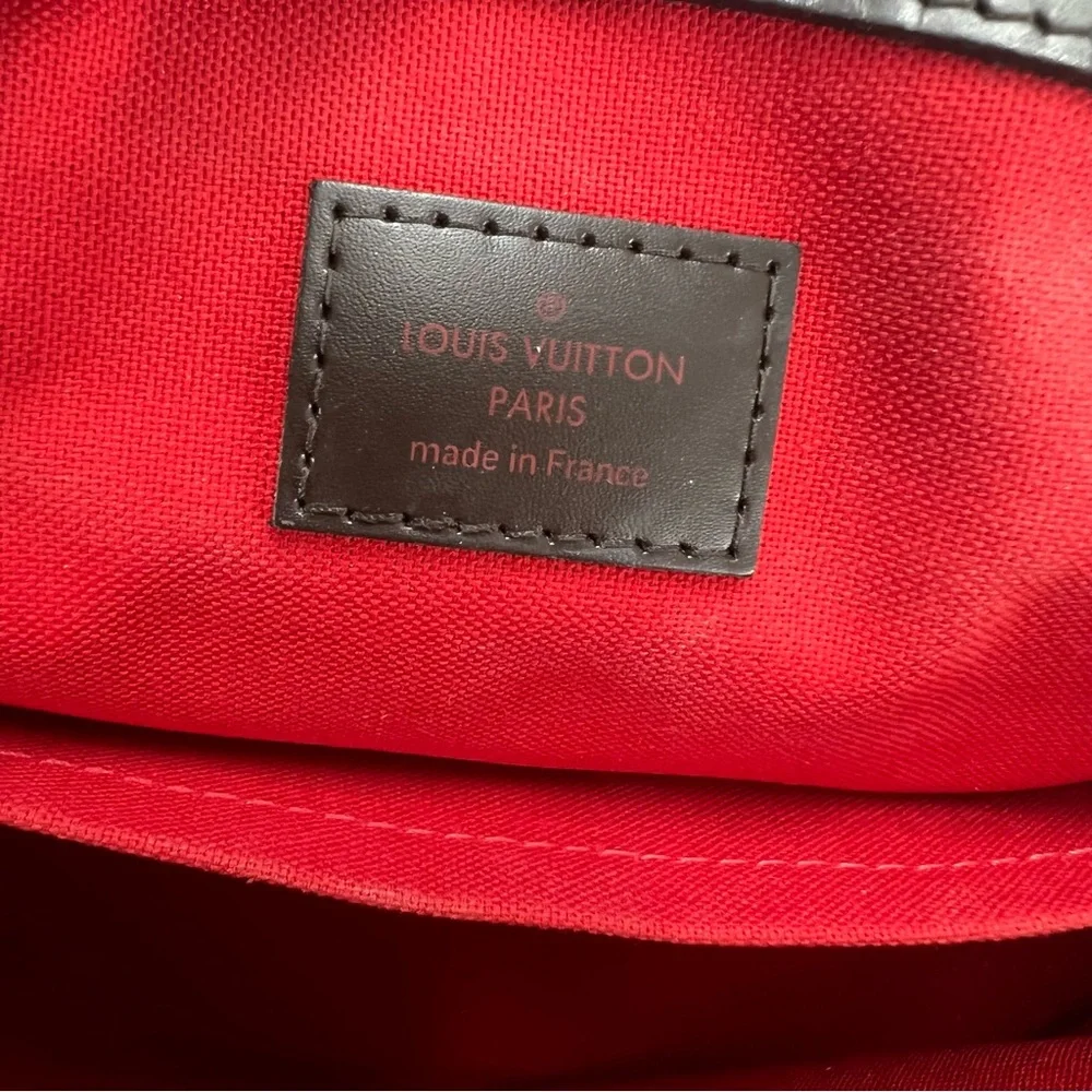 LOUIS VUITTON Damier Ebene Verona PM Satchel Shoulder Bag Authentic